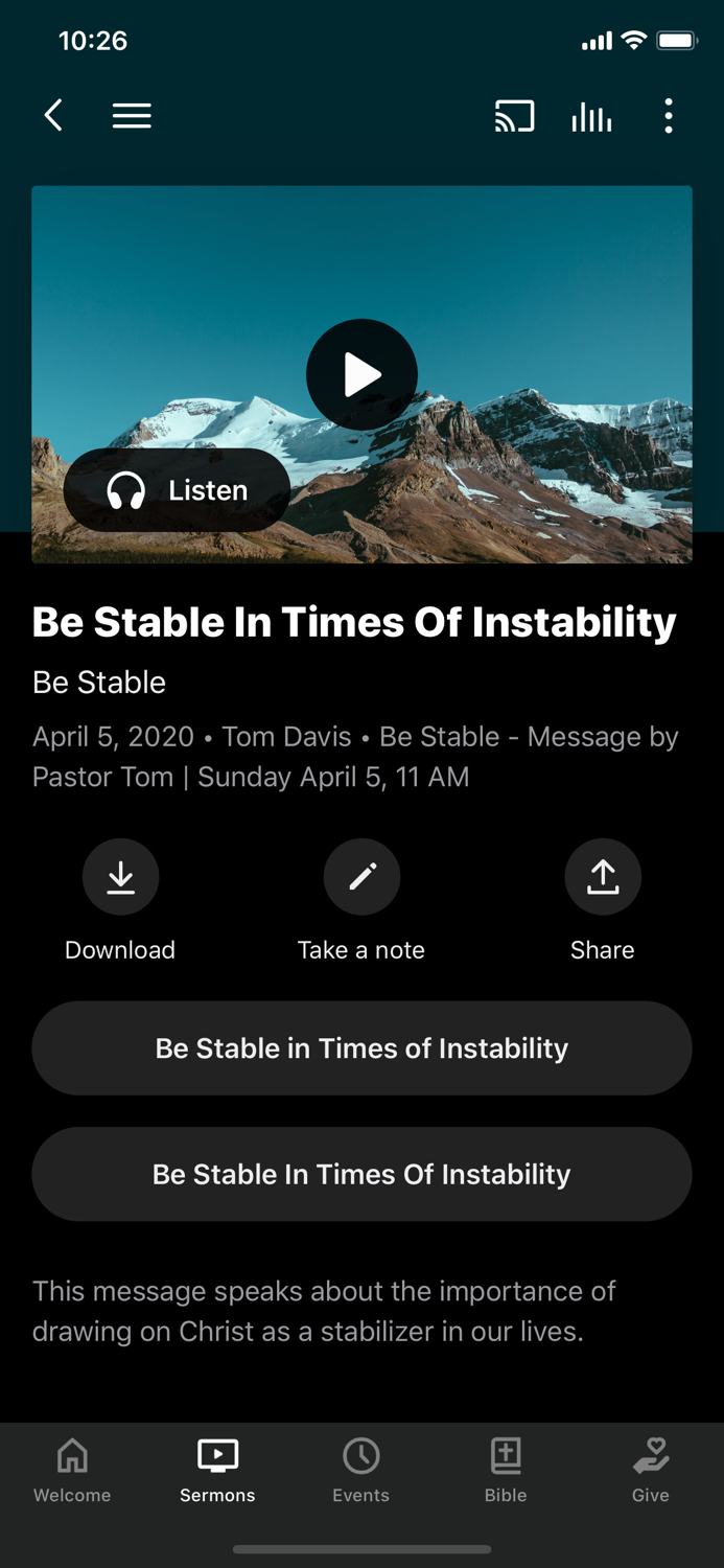 Restoration World Outreach DE