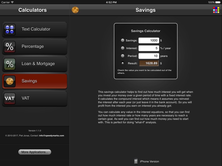 Calculators XL screenshot-3
