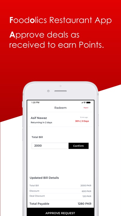 Foodolics Restaurant App