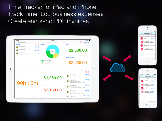 Screenshot #4 pour Time Tracker Time invoice pdf