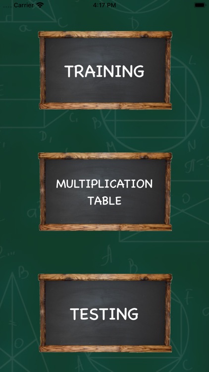 Simple multiplication training