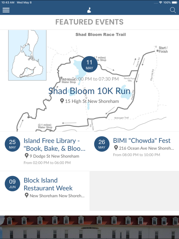 The Block Island App iPad screenshot 6 - Travel app