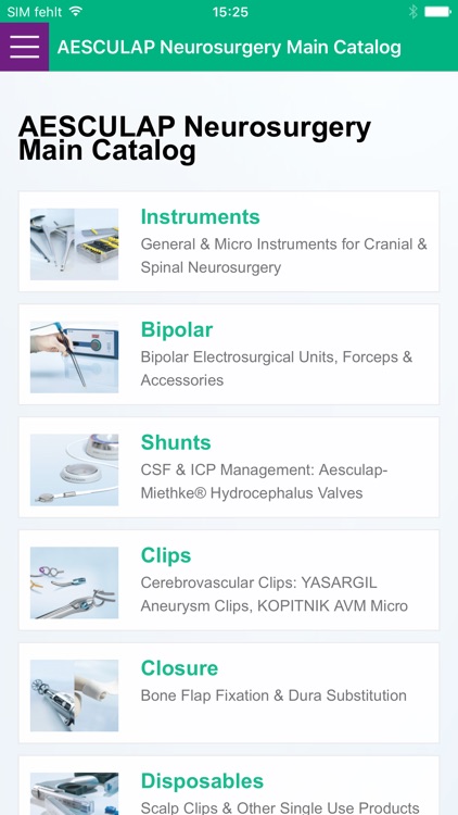 AESCULAP Neurosurgery Catalog