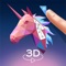 Icon LowPoly 3D Art: Paint by Numbe