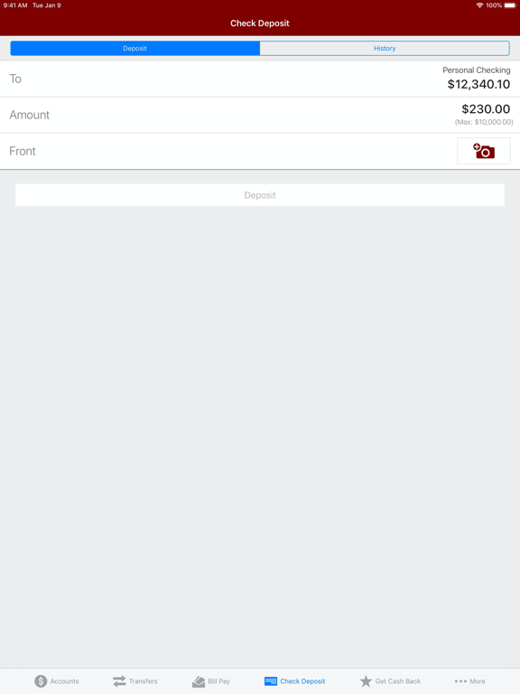 Wauna CU iPad screenshot 7 - Finance app