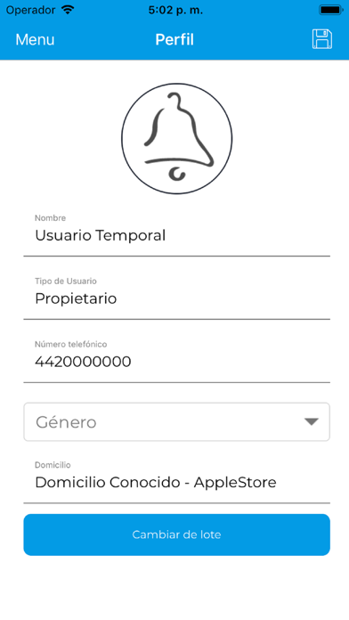 App screenshot
