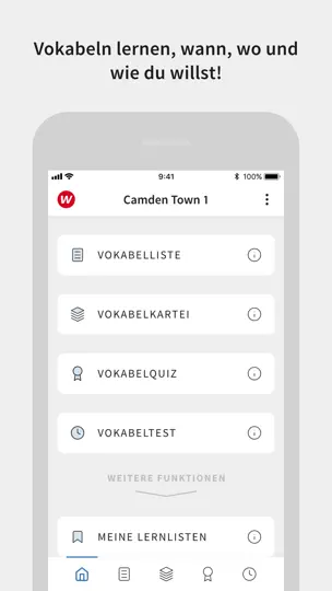 Screenshot von Westermann Vokabeltrainer auf dem iPhone 1