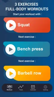 5x5 weight lifting workout iphone screenshot 3