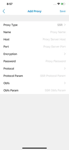 Screenshot 4 V2RayX iphone