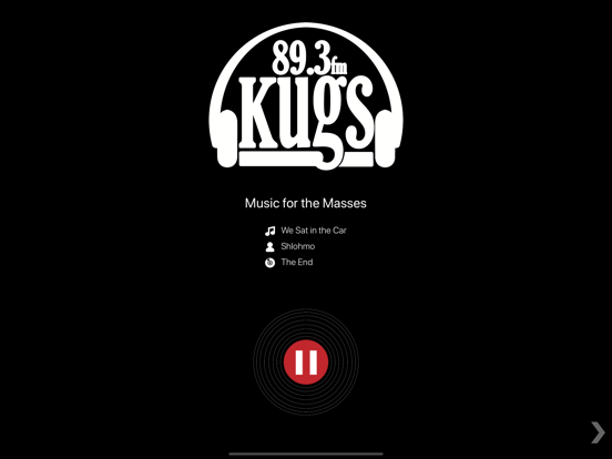 KUGS iPad screenshot 1 - Music app