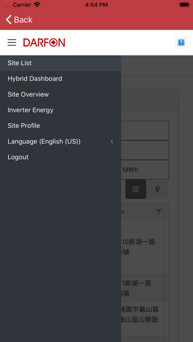 Screenshot #3 pour Darfon Solar Monitoring APP