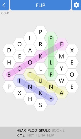 Word Search Hexagonsのおすすめ画像1