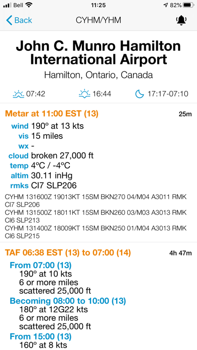 Minimums - METAR/TAF Analysisのおすすめ画像5