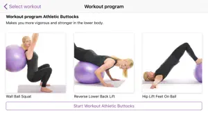 Training ball & exercise band screenshot 2