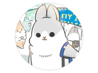 Rabbit Moji Pun Funny Stickers