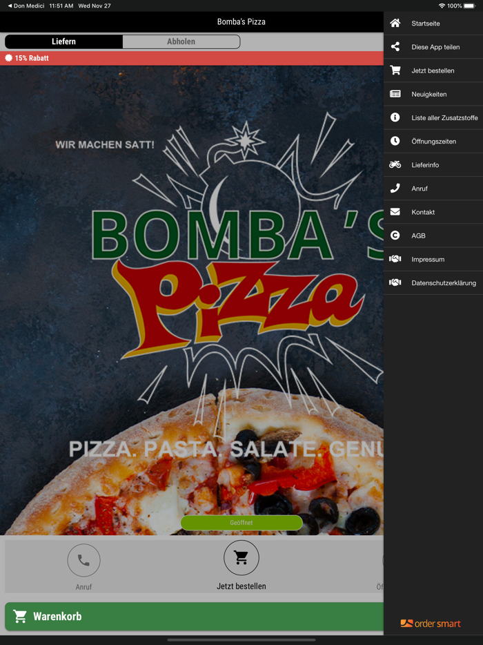 Bombas Pizza