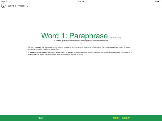 Screenshot #5 pour Verbal Advantage - Level 1
