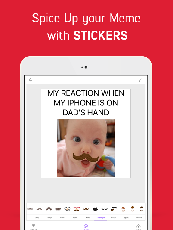 Meme Creator: Make Dank Memes iPad screenshot 4 - Entertainment app