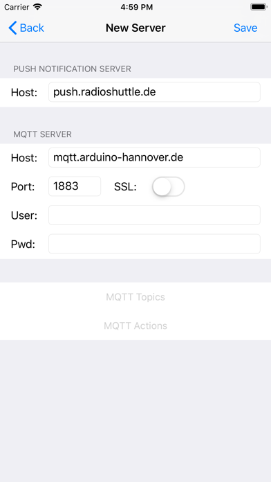 MQTT Push Client screenshot 3