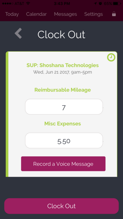 Rosemark Caregiver Mobile Screenshot