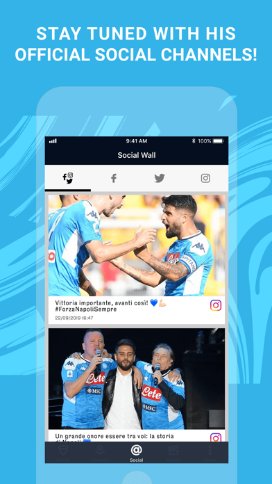 Lorenzo Insigne - Official App iPhone screenshot 5 - Sports app