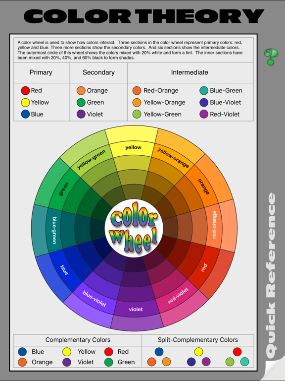 Color Theory Quick Referenceのおすすめ画像1