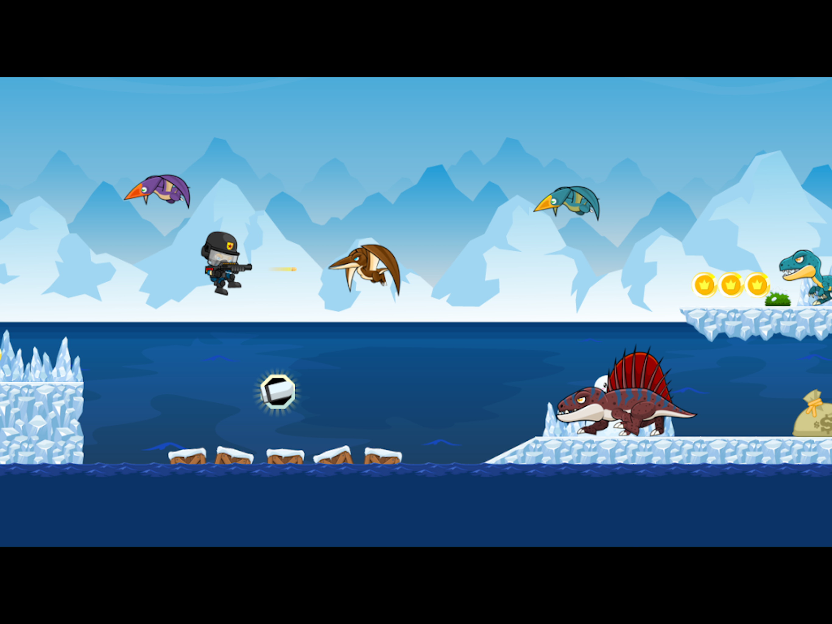 Jurassic Attack: Run 'n Gun screenshot 9