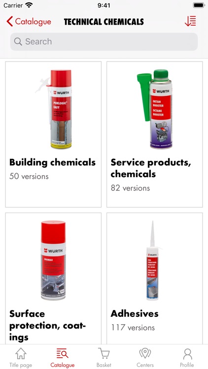 WürthShop Mobiilisovellus