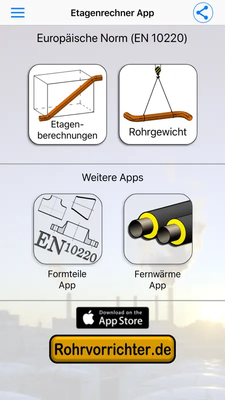 Etagenrechner App screenshot 1 of 6