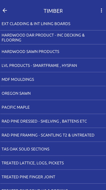 NS Timber Price List