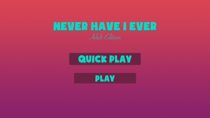 Screenshot #1 pour Never Have I Ever for Adults