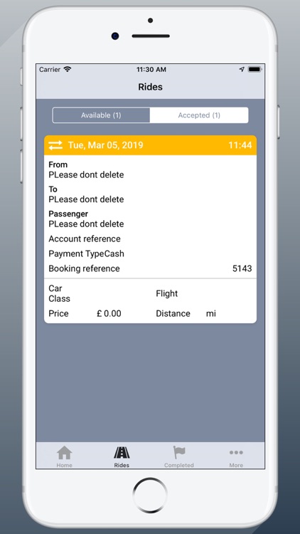 AirportTransport Centre Driver