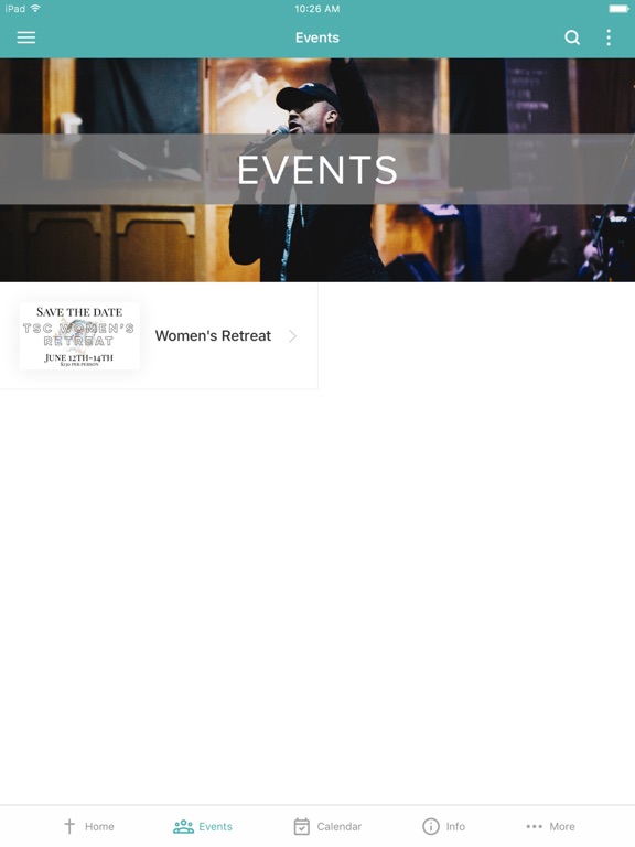 The Sanctuary Church - COS iPad screenshot 2 - Education app