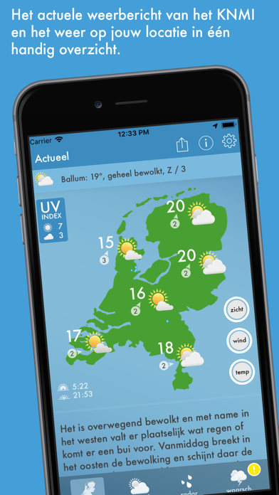 Weather Report The Netherlands Screenshot 1