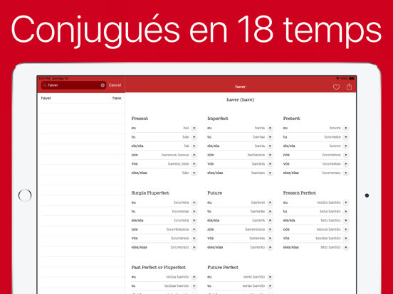 Screenshot #6 pour Les Verbes Portugais (Plus)