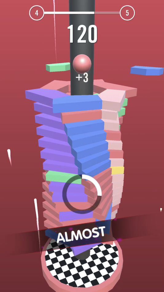 #3. Stack Fall Hit 2 - Smash Ball (iOS) Podle: 鹏 郑