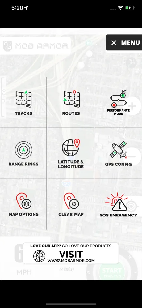 Mob Armor GPS