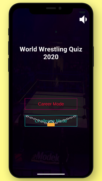 World Wrestling Quiz 2020 iPhone screenshot