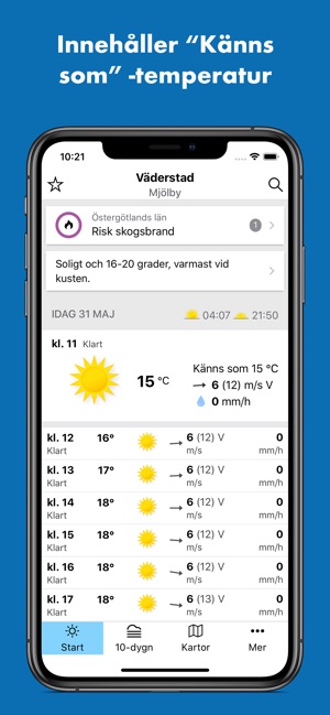 SMHI Väder(圖1)-速報App