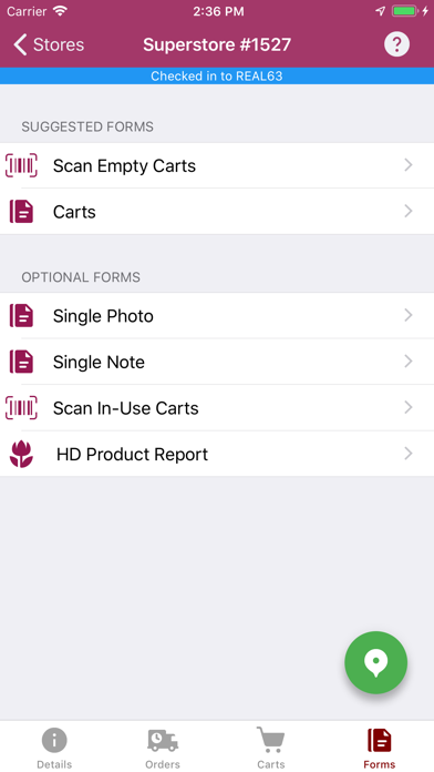 DeVry Merchandising Screenshot