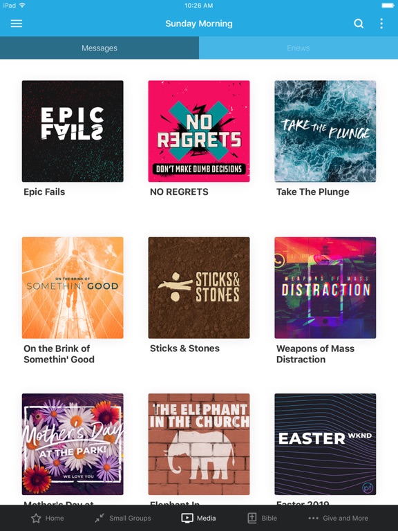 Parkway Fellowship iPad screenshot 3 - Lifestyle app