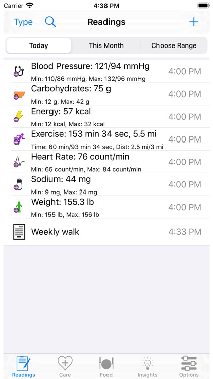 HealthGear - Blood Pressure