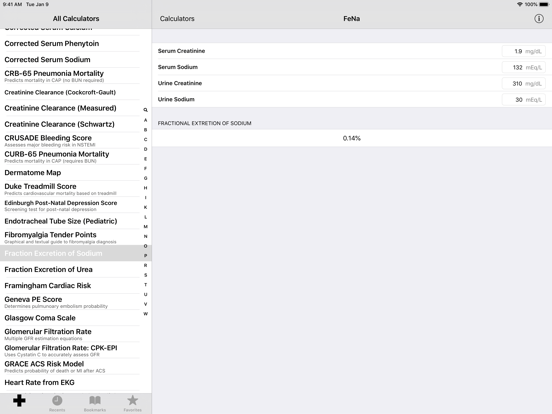 Screenshot #6 pour MediMath Medical Calculator