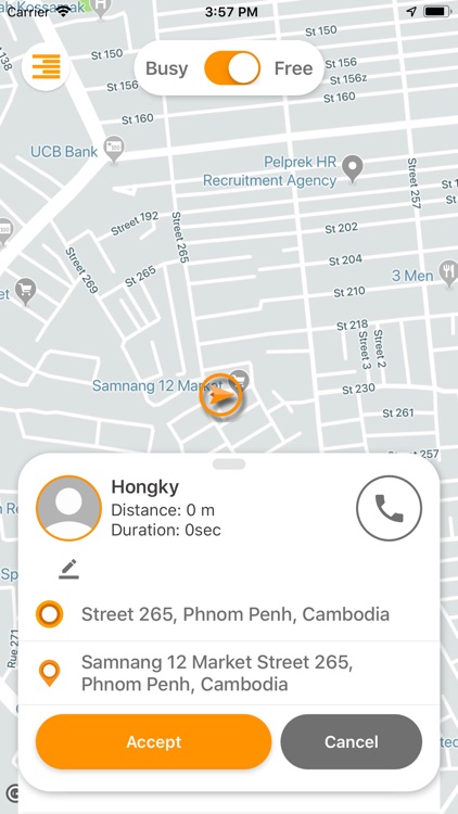 Pickup App Driver Cambodia screenshot-4