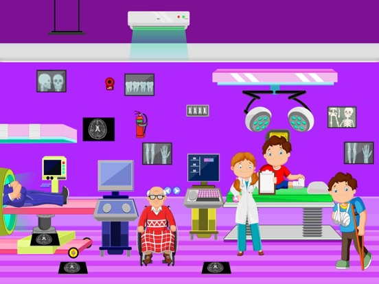 Pretend Town Hospital iPad screenshot