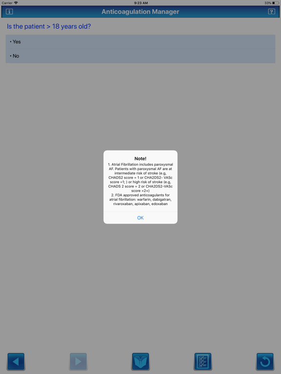 Screenshot #6 pour Anticoagulation Manager