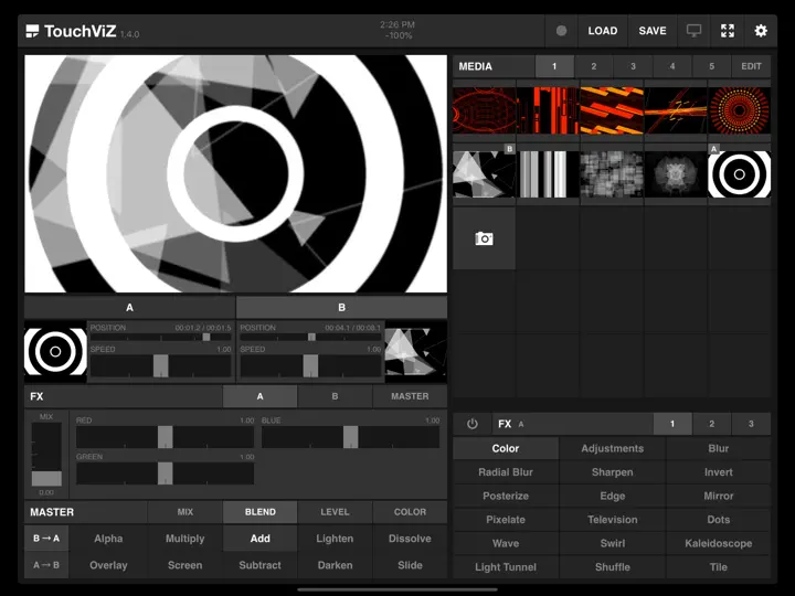 Captura de pantalla de TouchViZ en iPhone 1