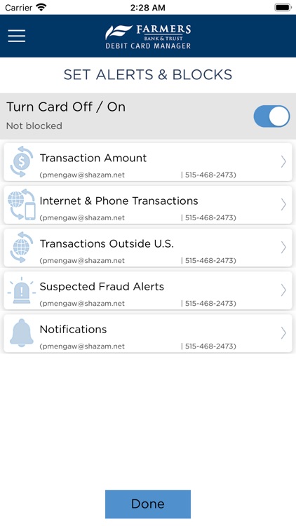 MyFarmers Debit Card Manager screenshot-6