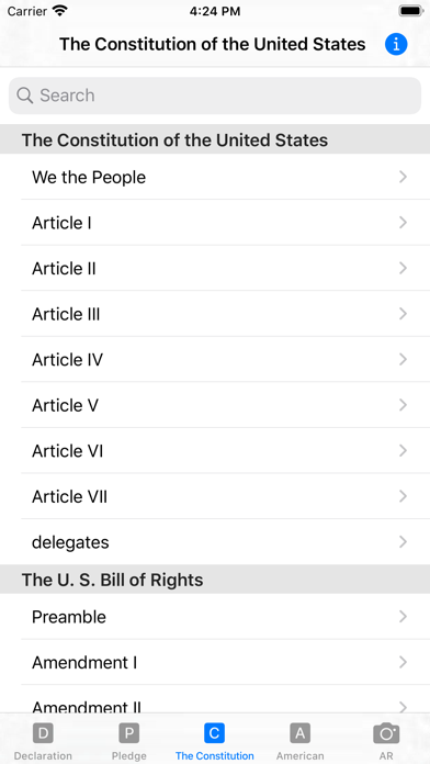 our Constitution Screenshot