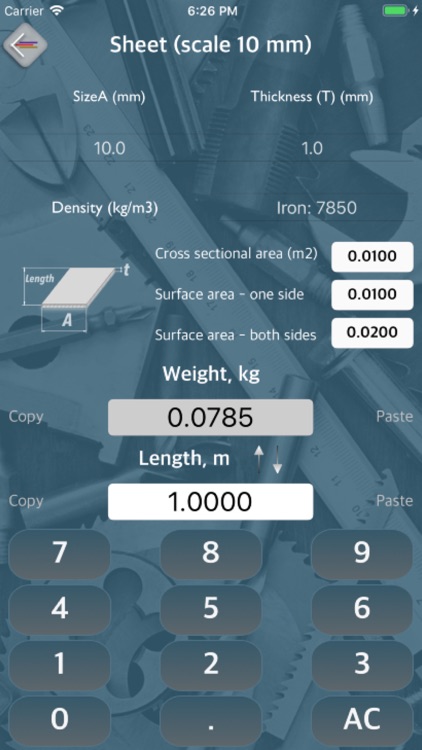 Converter metal elements